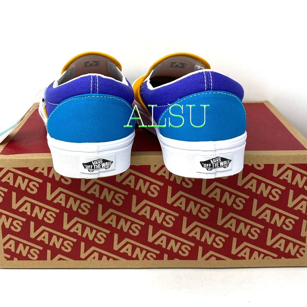 🌸Sale🌸 VANS Comfycush Slip On Multi Block Canvas Women’s Size 8 VN0A3WMD2CC - Picture 6 of 10